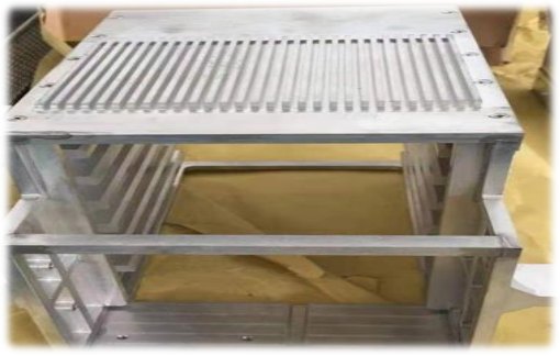 Liquid-cooled enclosure frame with cooled card guides